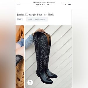 Over the Knee western boots